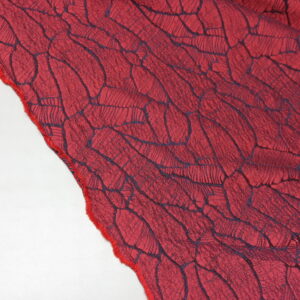 Brocade Fabric Red