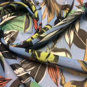 Rayon Ponte Knit Fabric, Rayon, Cognac Brown • Promenade Fine Fabrics