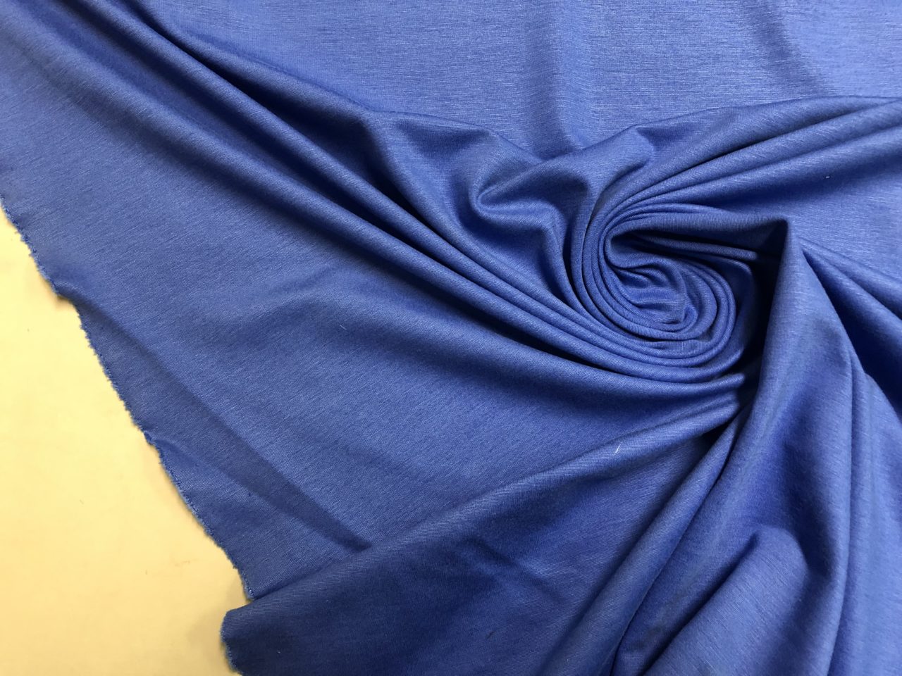 Royal Blue Rayon Ponte Knit Fabric • Promenade Fine Fabrics