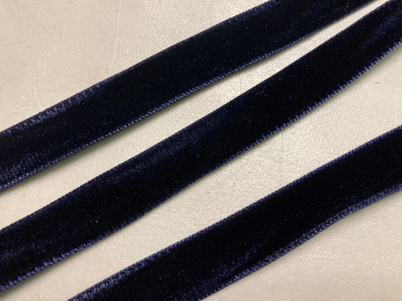 100% Silk Double Faced Satin Ribbon, Baby Blue, 1 inch • Promenade Fine  Fabrics
