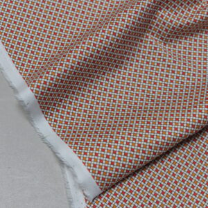 Sateen Fabric Cotton Geometric 1-3