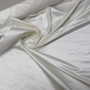 Silk Satin Fabric White 1-2