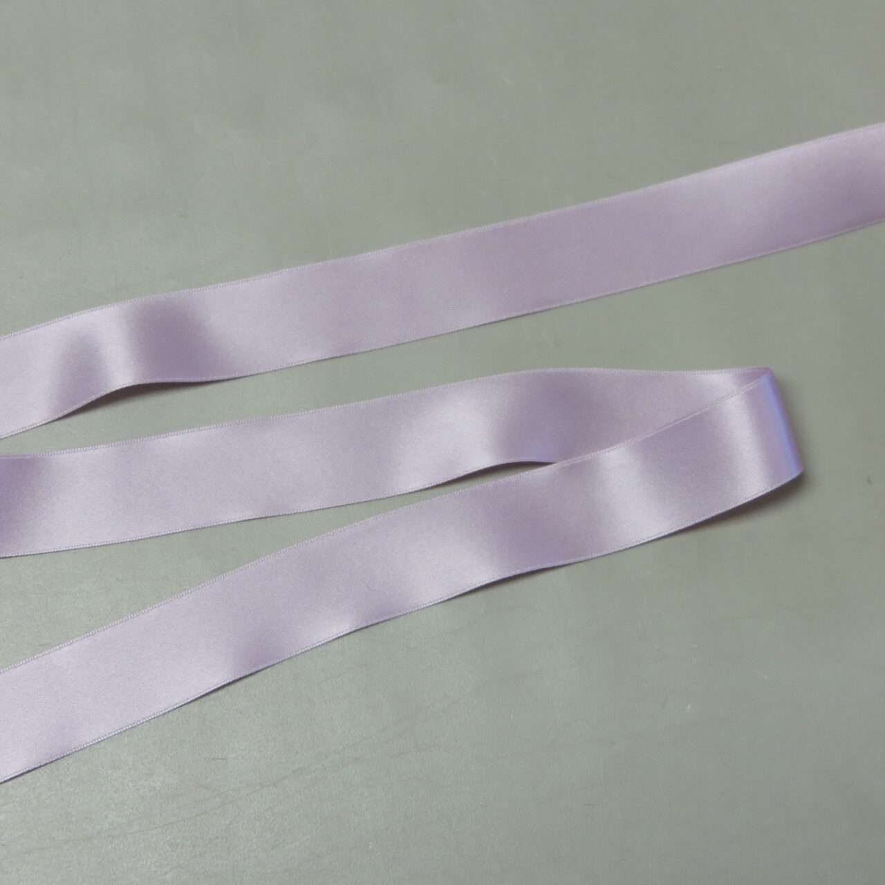 Double Faced Satin Ribbon, Silver, 1 1/2 inches wide • Promenade Fine  Fabrics
