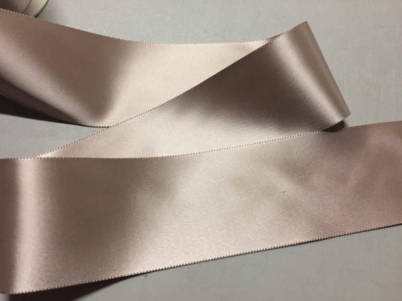 Double Sided Satin Ribbon (Pink)