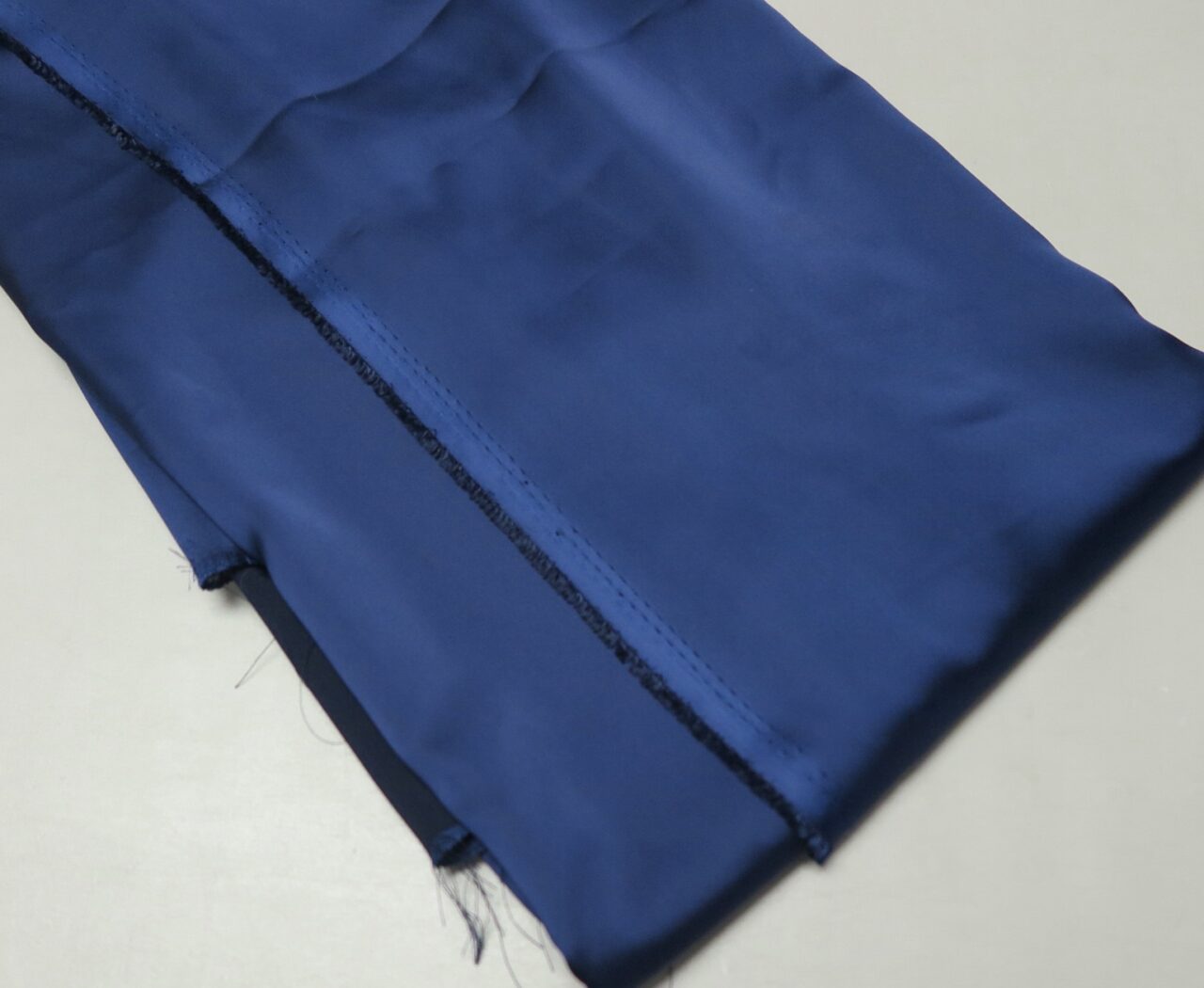 100% Polyester Charmeuse Fabric, Navy Blue, 3/4 Yard Piece • Promenade ...