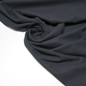 Stretch Melton Fabric Black 1-1