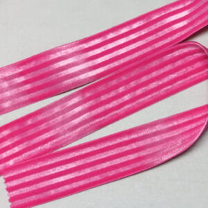 Velvet Ribbon Pink Stripe 1