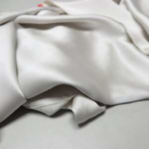Silk Satin Pearl Gray Fabric