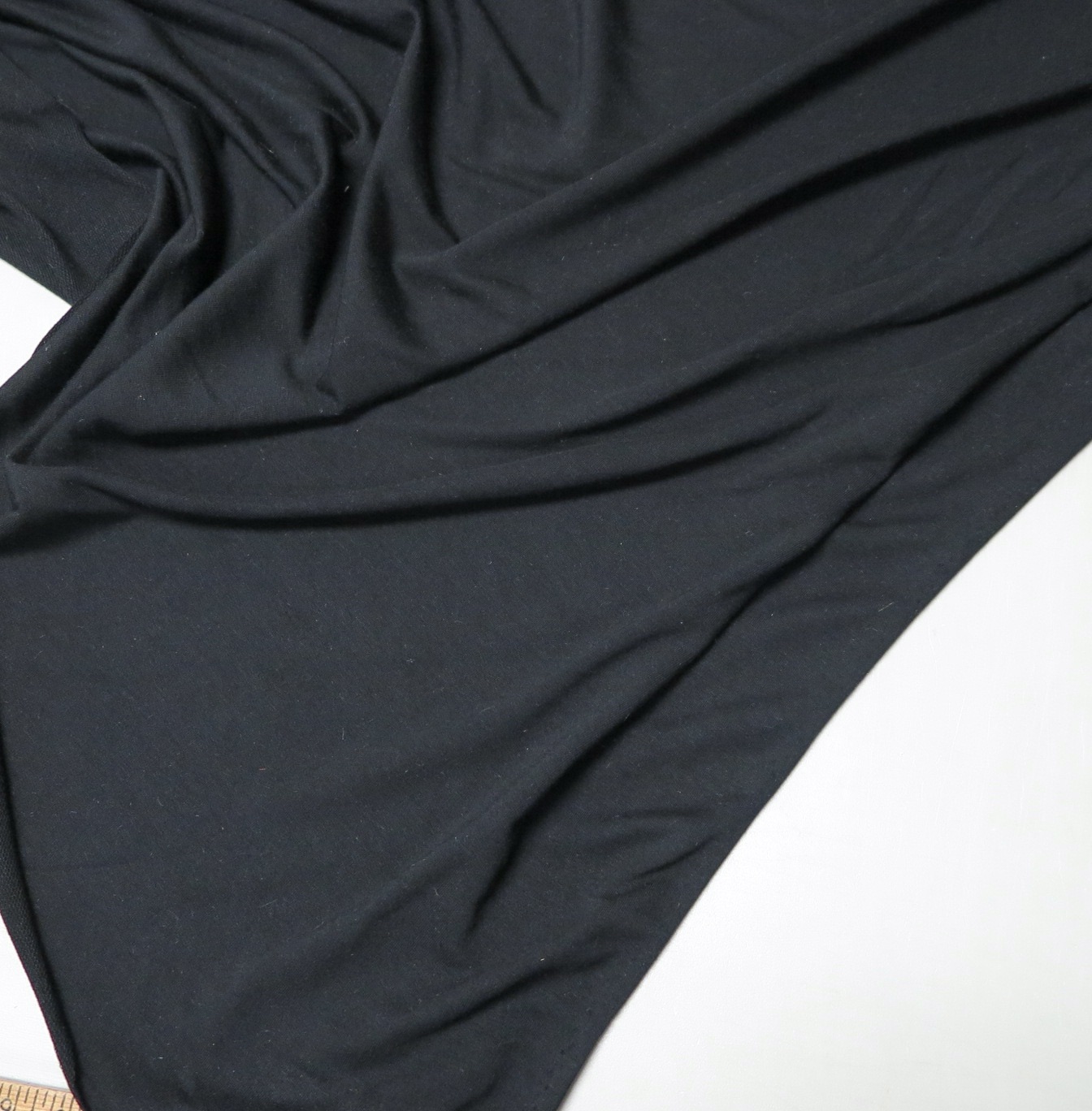 Micro modal jersey - black, Knitted modal fabrics