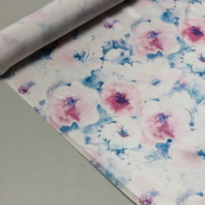 4 ply silk fabric floral