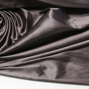 Chocolate Satin Stretch Fabric