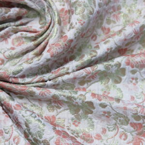 Floral Brocade Fabric 1-1