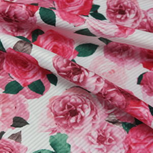 Ribbed Floral Fabric 1-2