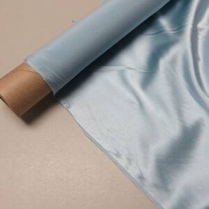 Silk Charmeuse Fabric Blue 1-1