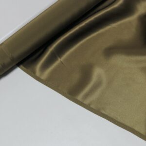 Silk Charmeuse Olive Fabric 1-1