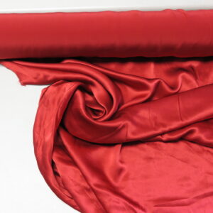 Silk Charmeuse Red Fabric