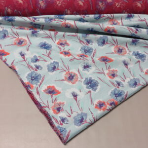 French Floral Jacquard Fabric 1-1
