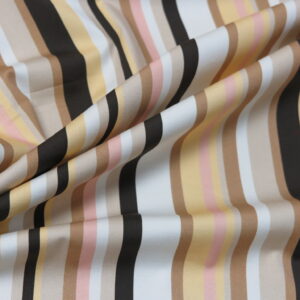 Striped Cotton Stretch Fabric 2-1